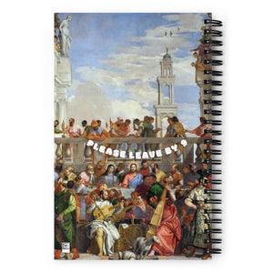 'Please Leave' notebook
