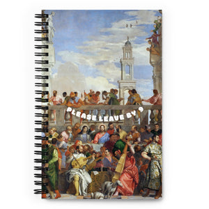 'Please Leave' notebook