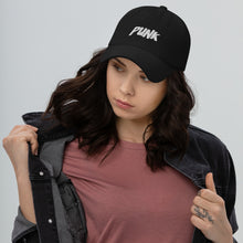 Load image into Gallery viewer, &#39;Punk&#39; White Logo Cap