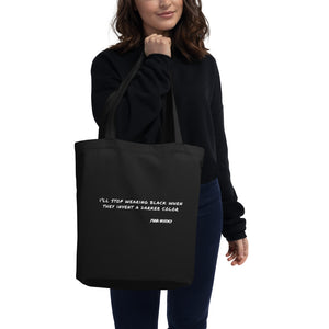 'Wearing Black' Eco Tote