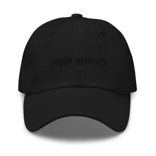 Load image into Gallery viewer, &#39;Punk History&#39; Black Logo Cap