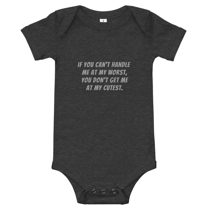 'At My Cutest' Onesie