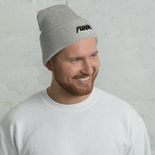 Load image into Gallery viewer, &#39;Punk&#39; Black Logo Beanie
