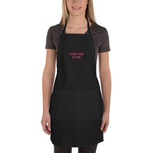 Load image into Gallery viewer, &#39;Please Leave&#39; Embroidered Apron