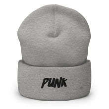 Load image into Gallery viewer, &#39;Punk&#39; Black Logo Beanie