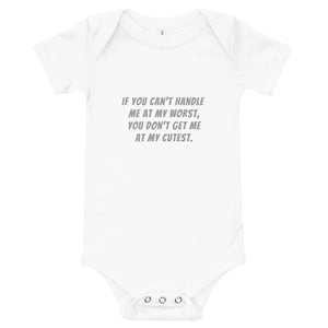 'At My Cutest' Onesie