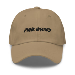 'Punk History' Black Logo Cap