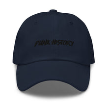 Load image into Gallery viewer, &#39;Punk History&#39; Black Logo Cap