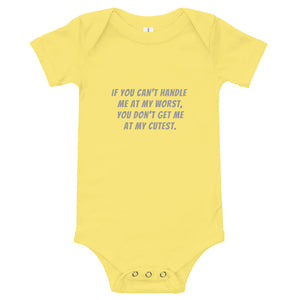 'At My Cutest' Onesie