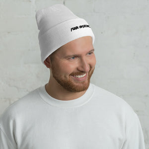'Punk History' Black Logo Beanie