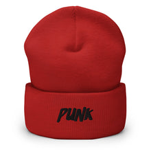 Load image into Gallery viewer, &#39;Punk&#39; Black Logo Beanie