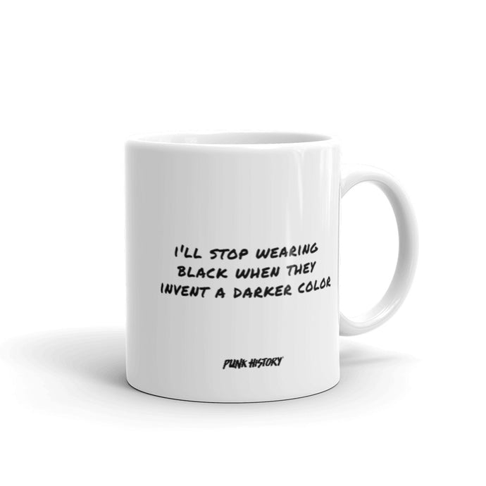 'Wearing Black' Mug