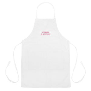 'No Requests' Embroidered Apron