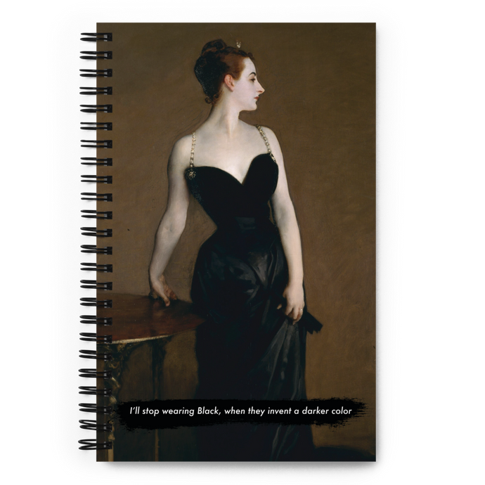 'Wearing Black' Notebook