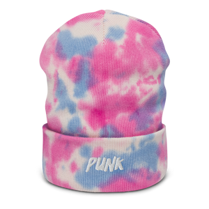 'Punk' Tie-dye Beanie