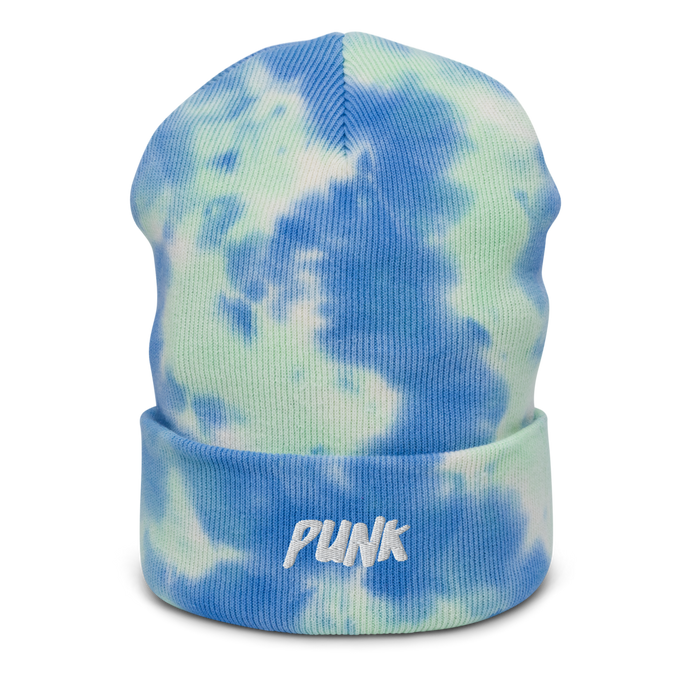 'Punk' Tie-dye Beanie